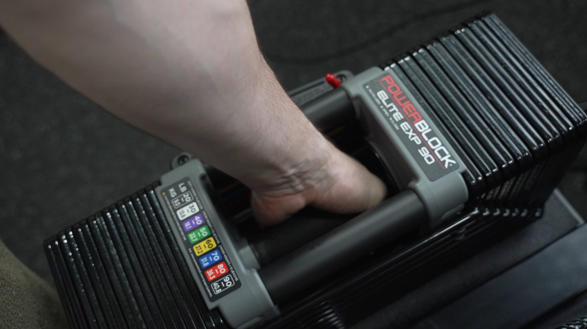 Closed Handle Design on the PowerBlock Elite EXP
