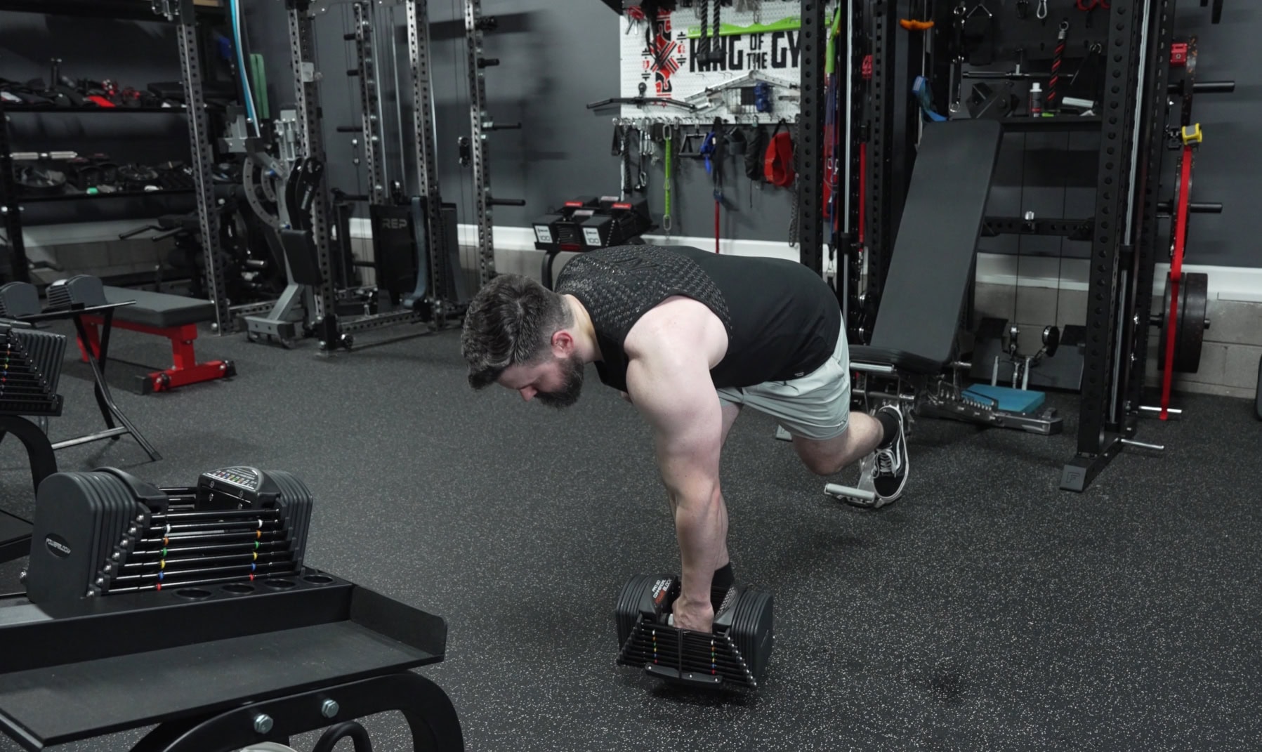 Single Leg RDLs With the PowerBlock Commercial Pro 50 Dumbbells