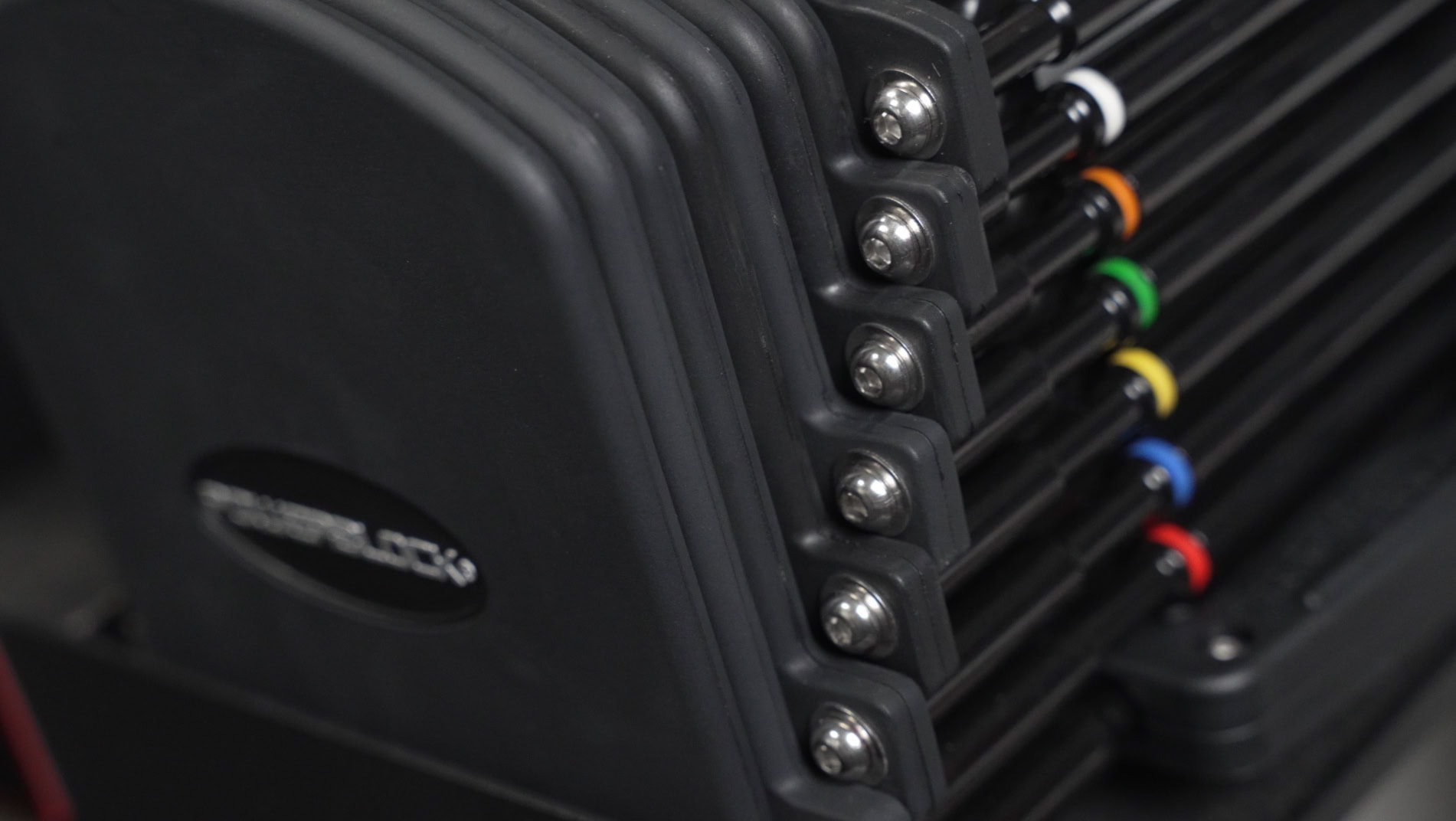 Urethane Plates on the PowerBlock Commercial Pro 50 Dumbbells