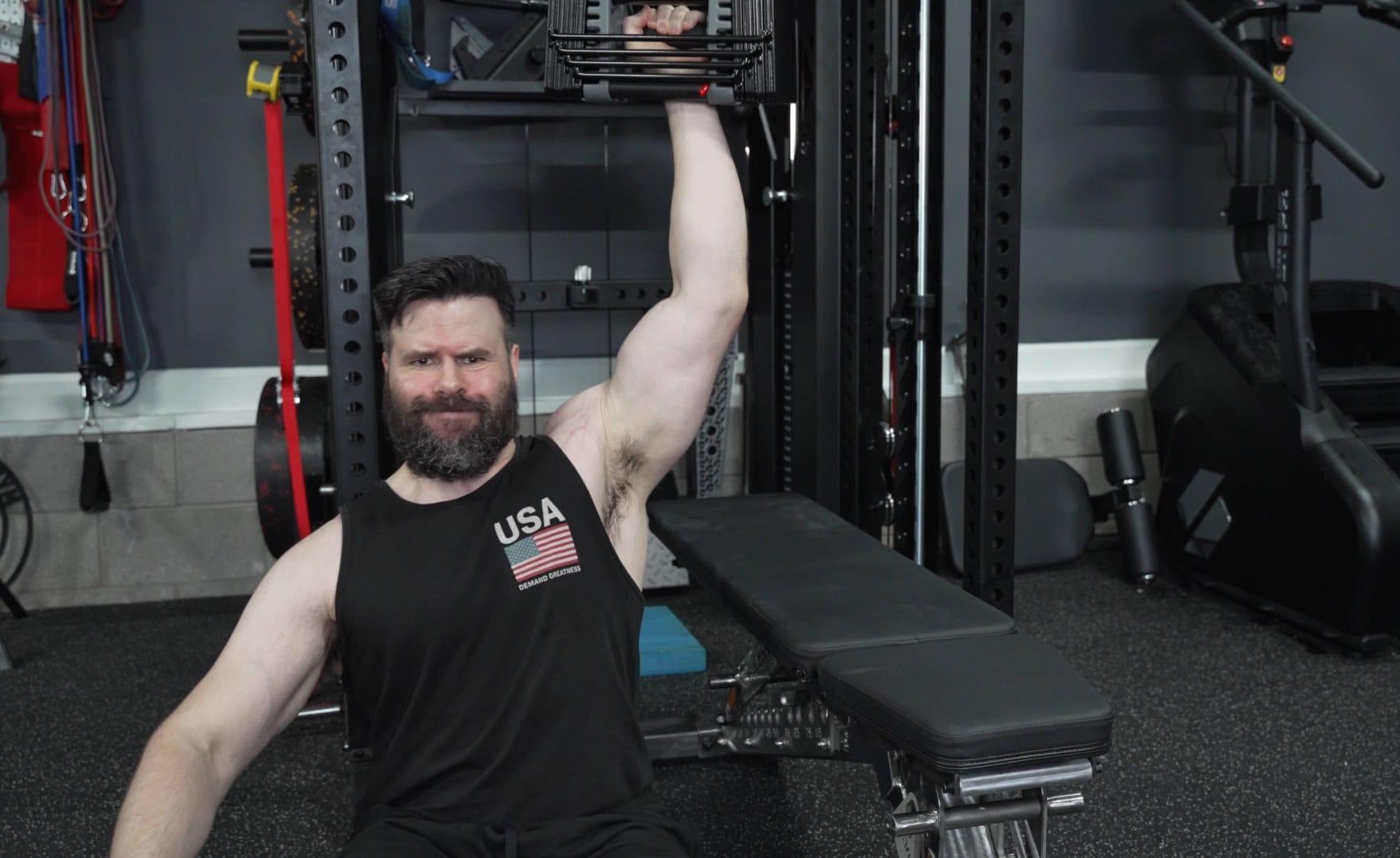 Z-Press With the PowerBlock Elite EXP Adjustable Dumbbells